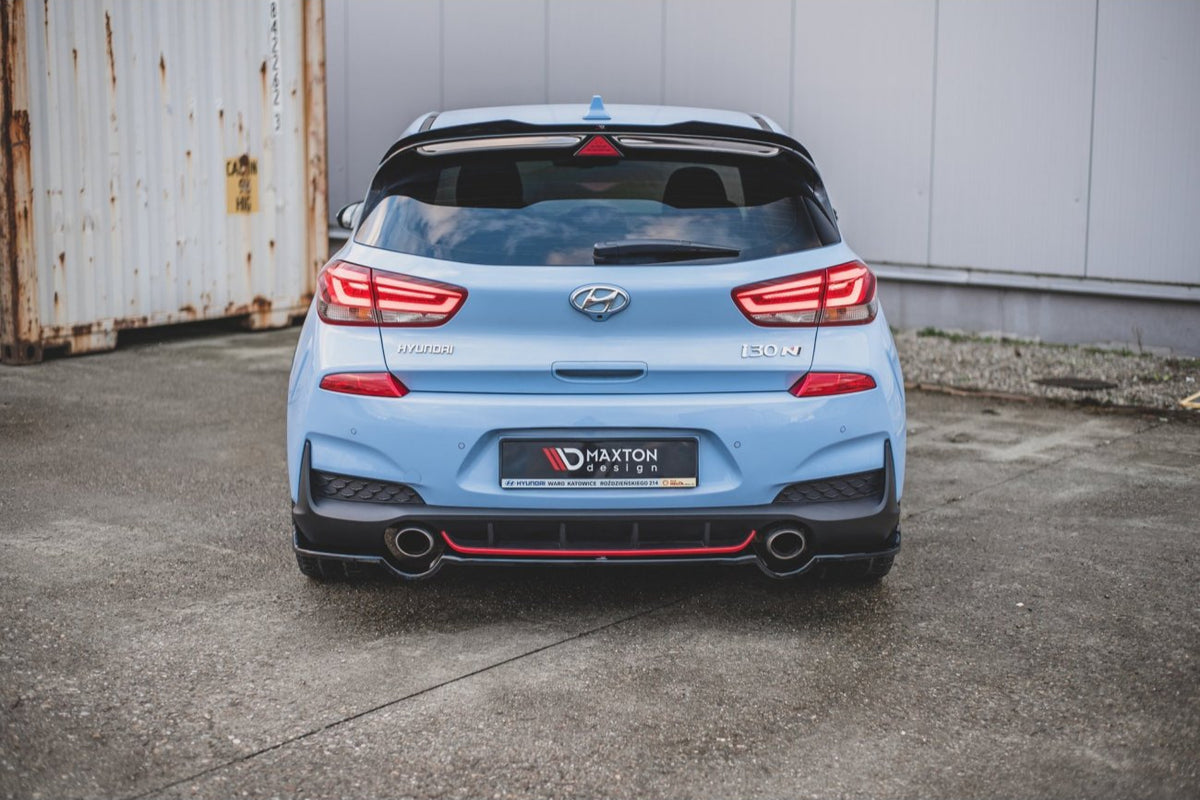 Mittlerer Cup Diffusor Heck für Hyundai I30N Hatchback   Maxton Design