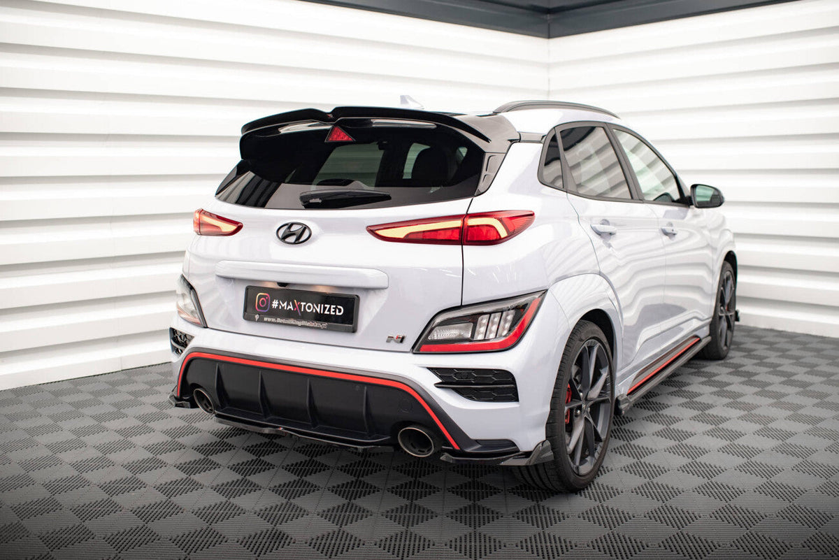 Mittlerer Cup Diffusor Heck Ansatz für Hyundai Kona N   Maxton Design