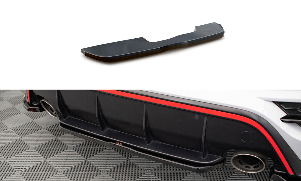 Mittlerer Cup Diffusor Heck Ansatz für Hyundai Kona N   Maxton Design