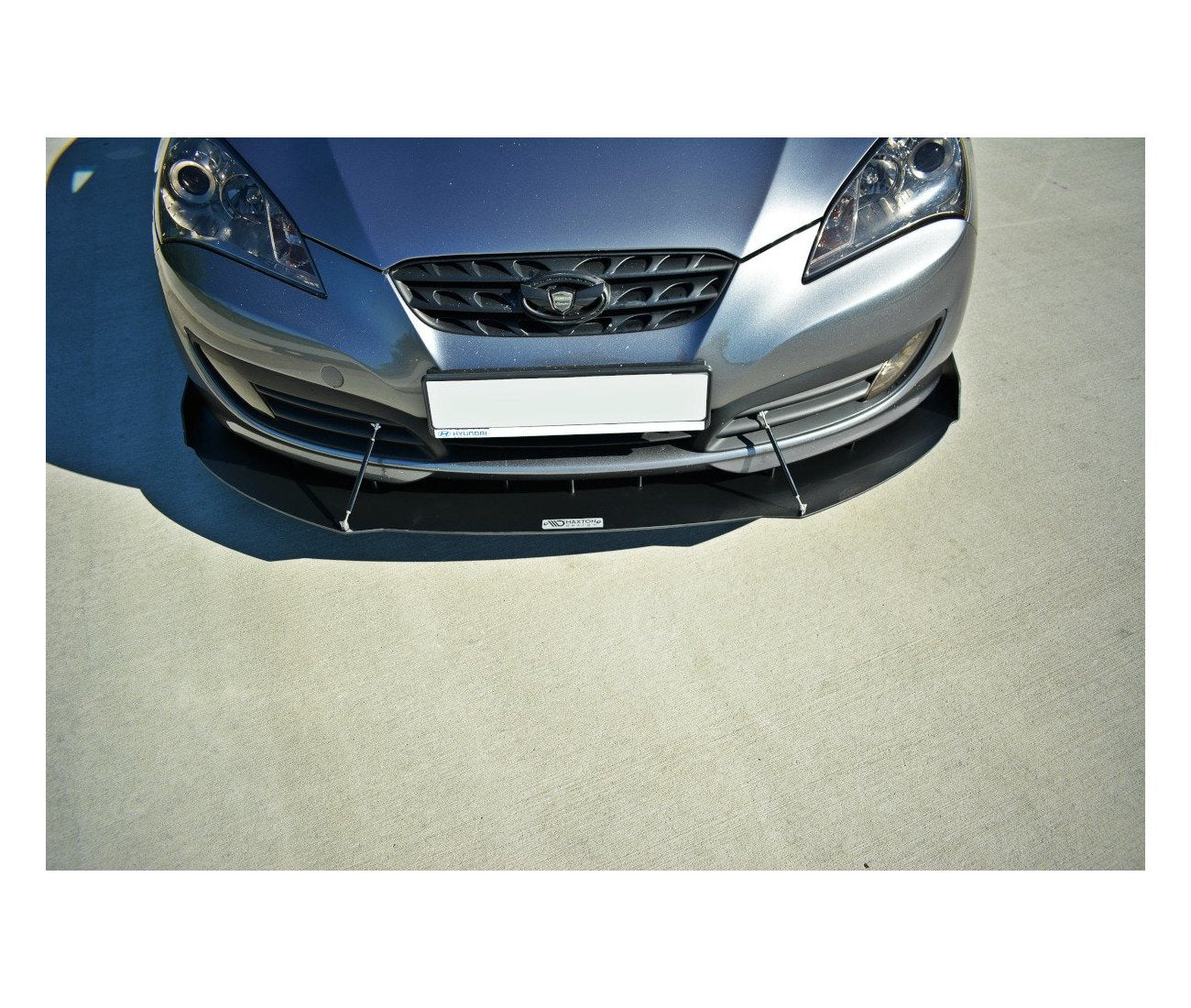 Racing Cup Spoilerlippe Front Ansatz für Hyundai Genesis Coupe   Maxton Design