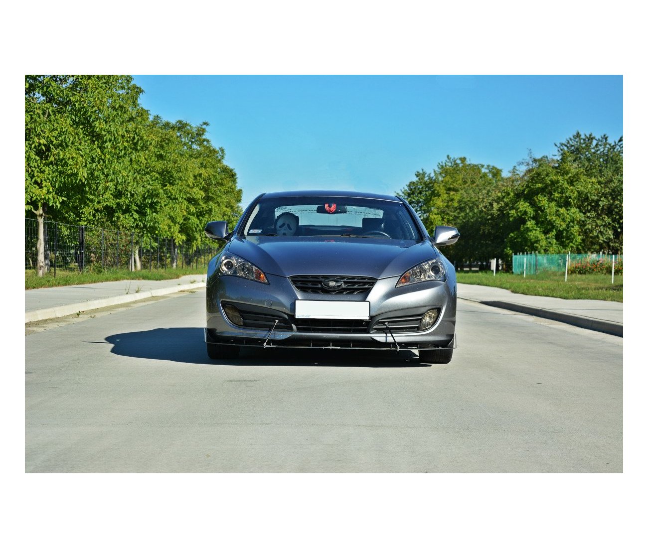 Racing Cup Spoilerlippe Front Ansatz für Hyundai Genesis Coupe   Maxton Design
