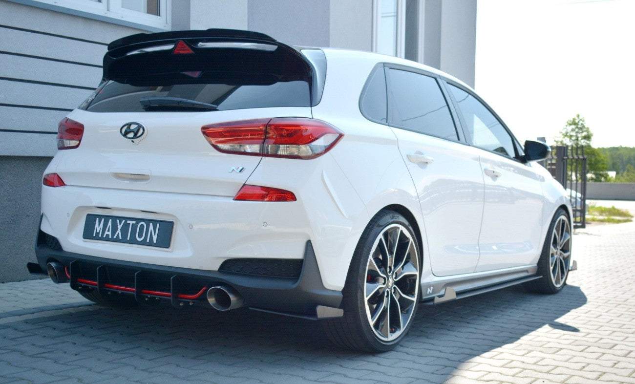 Racing Seitenschweller Ansatz Cup Leisten für Hyundai I30N   Maxton Design