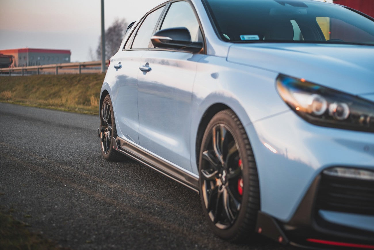 Seitenschweller Ansatz Cup Leisten + Flaps V.5 für Hyundai I30 N   Maxton Design