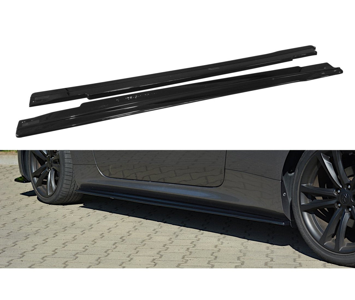 Seitenschweller Ansatz Cup Leisten für Hyundai Genesis Coupe   Maxton Design