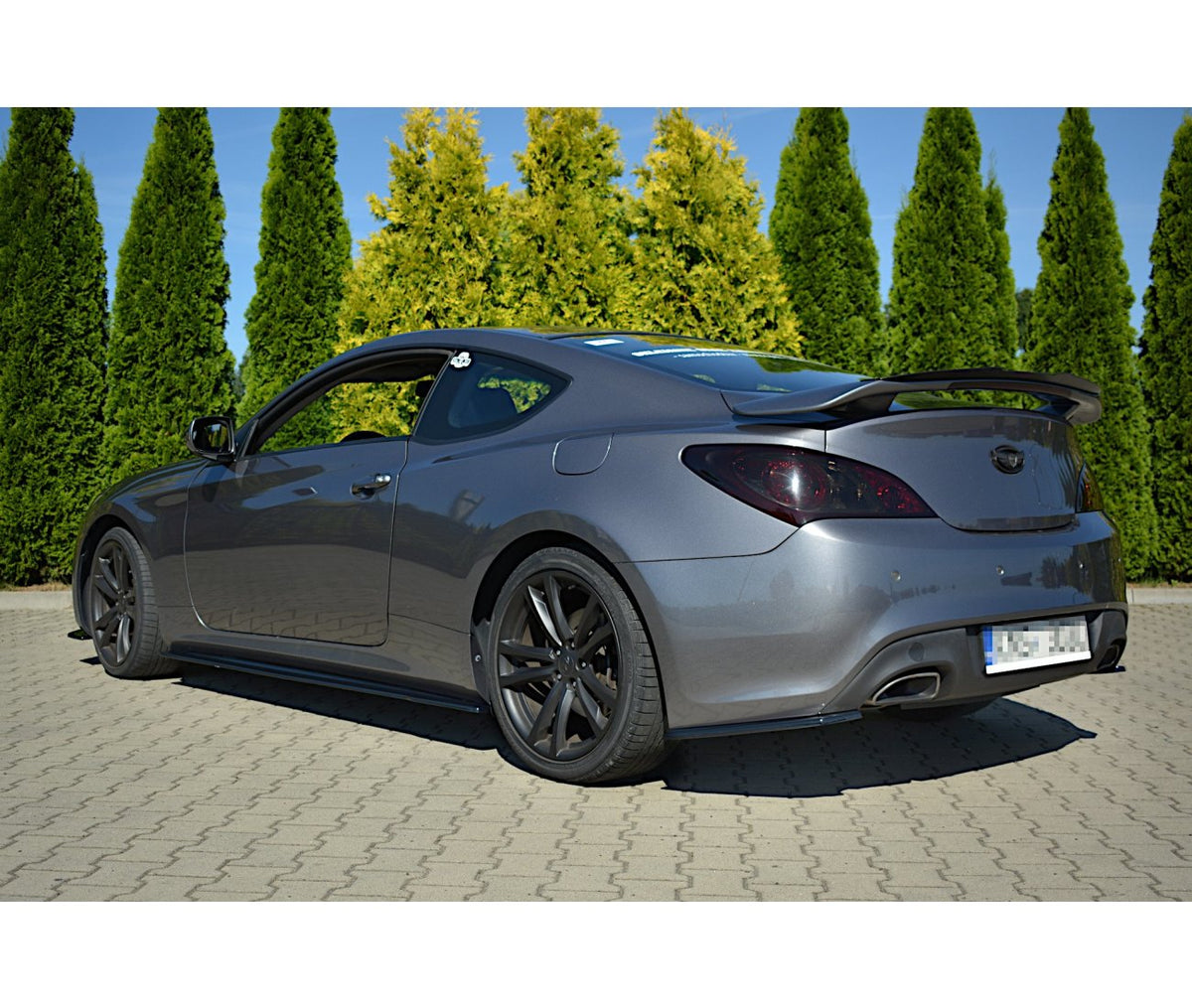 Seitenschweller Ansatz Cup Leisten für Hyundai Genesis Coupe   Maxton Design