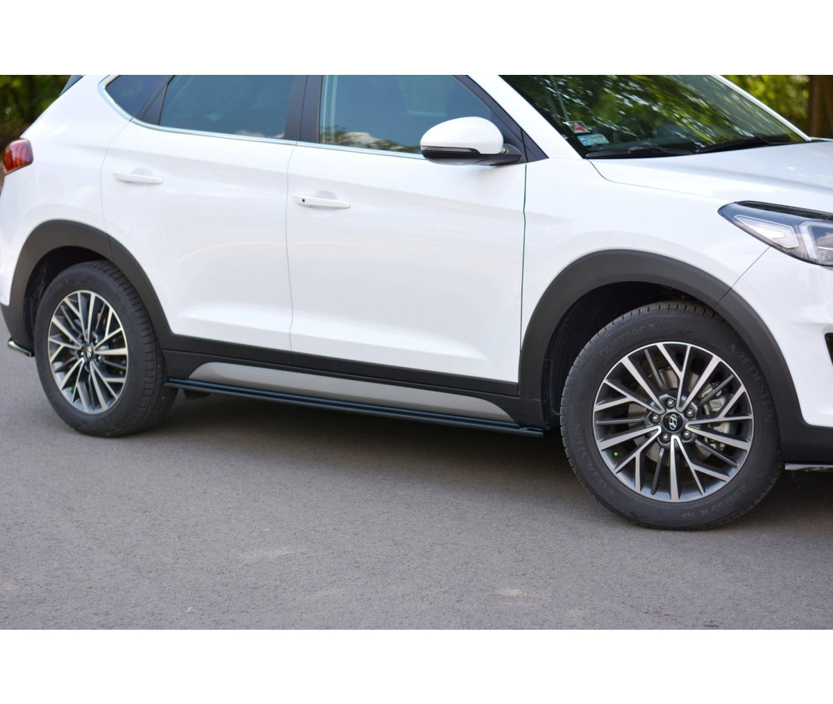 Seitenschweller Ansatz Cup Leisten für Hyundai Tucson Facelift   Maxton Design