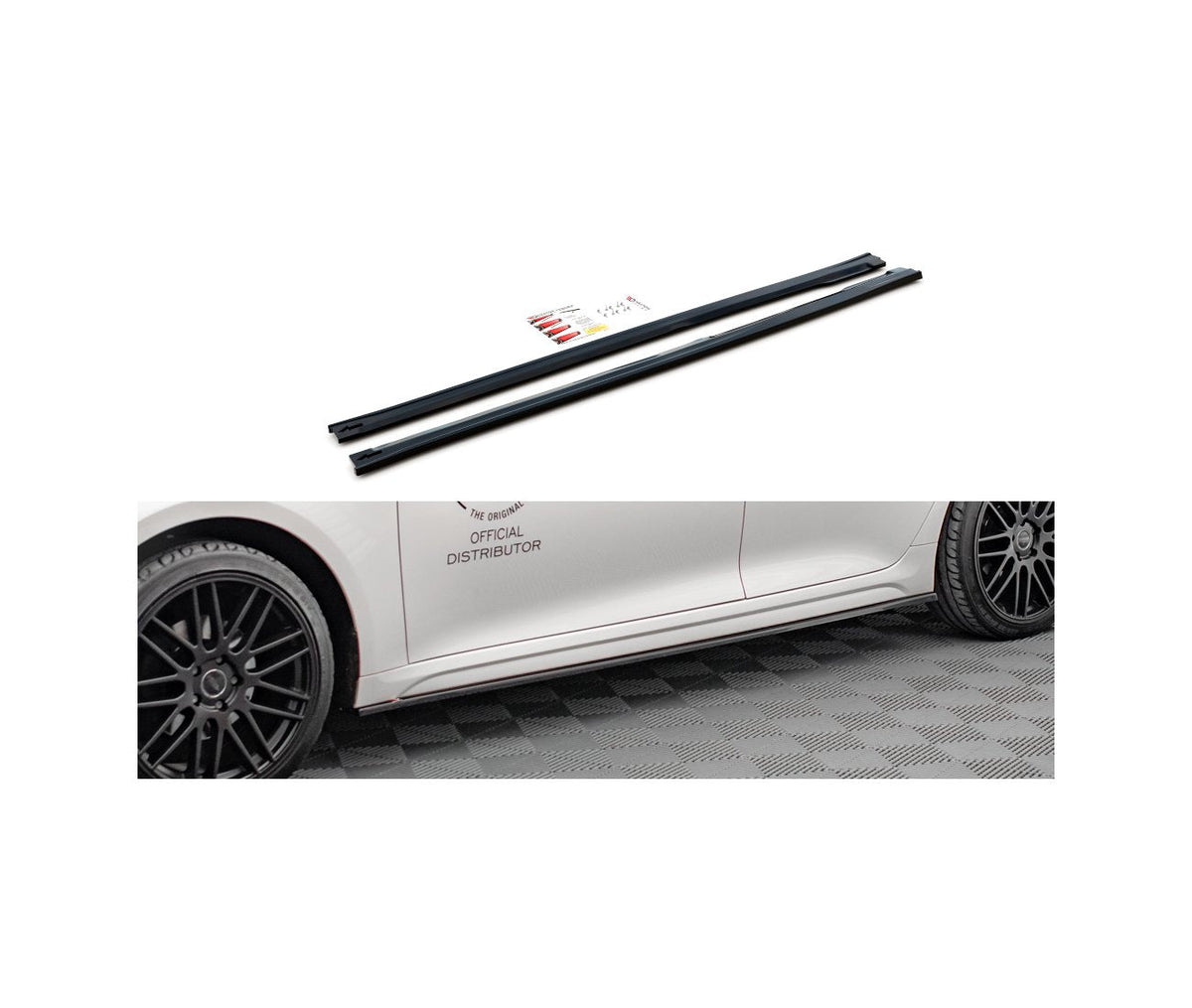 Seitenschweller Ansatz Cup Leisten für Kia Optima   Maxton Design