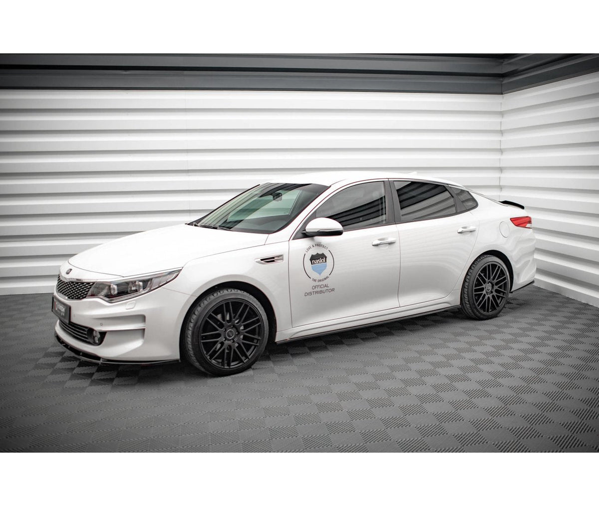 Seitenschweller Ansatz Cup Leisten für Kia Optima   Maxton Design