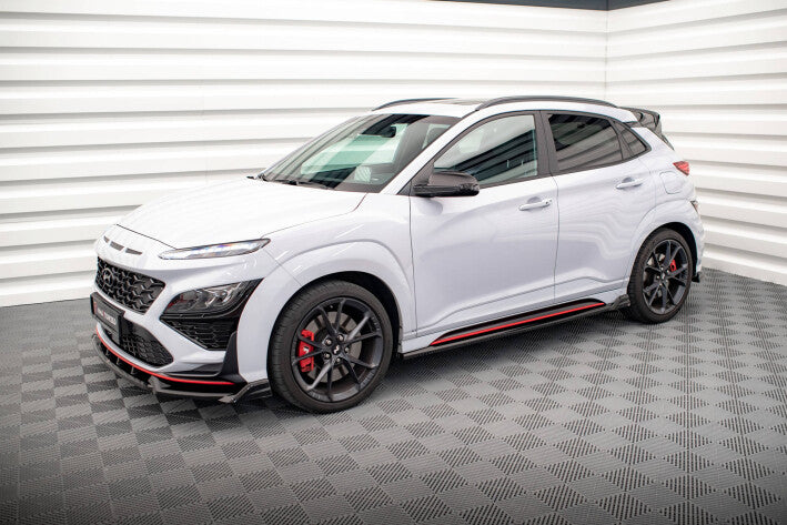 Seitenschweller Ansatz Cup Leisten V.2 für Hyundai Kona N   Maxton Design