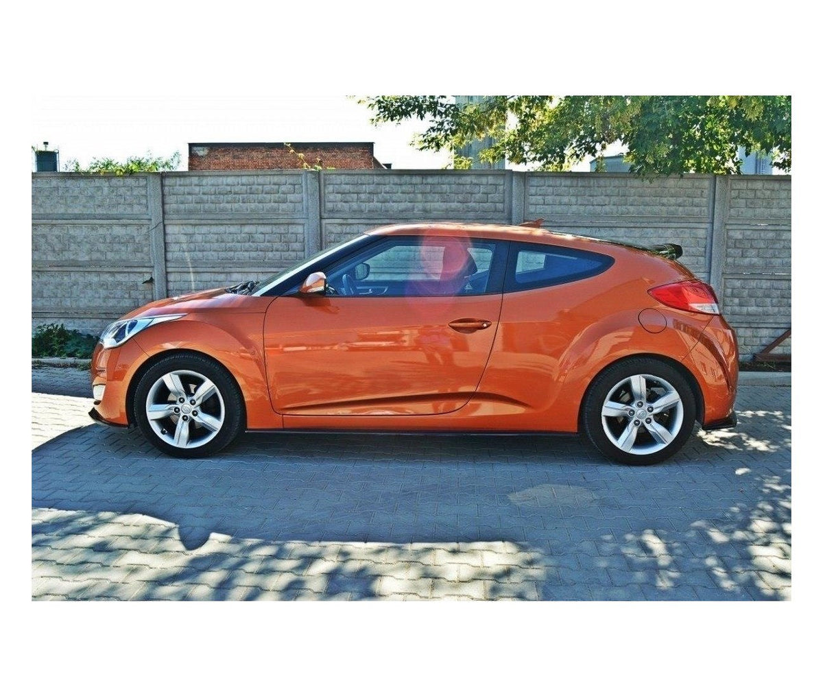 Seitenschweller Ansatz Cup Leisten für Hyundai Veloster   Maxton Design