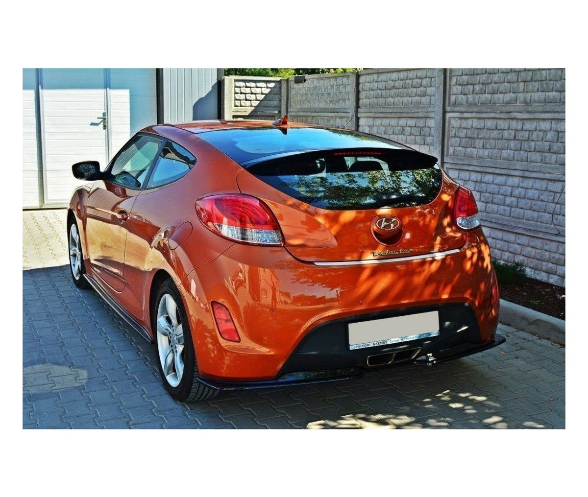 Seitenschweller Ansatz Cup Leisten für Hyundai Veloster   Maxton Design