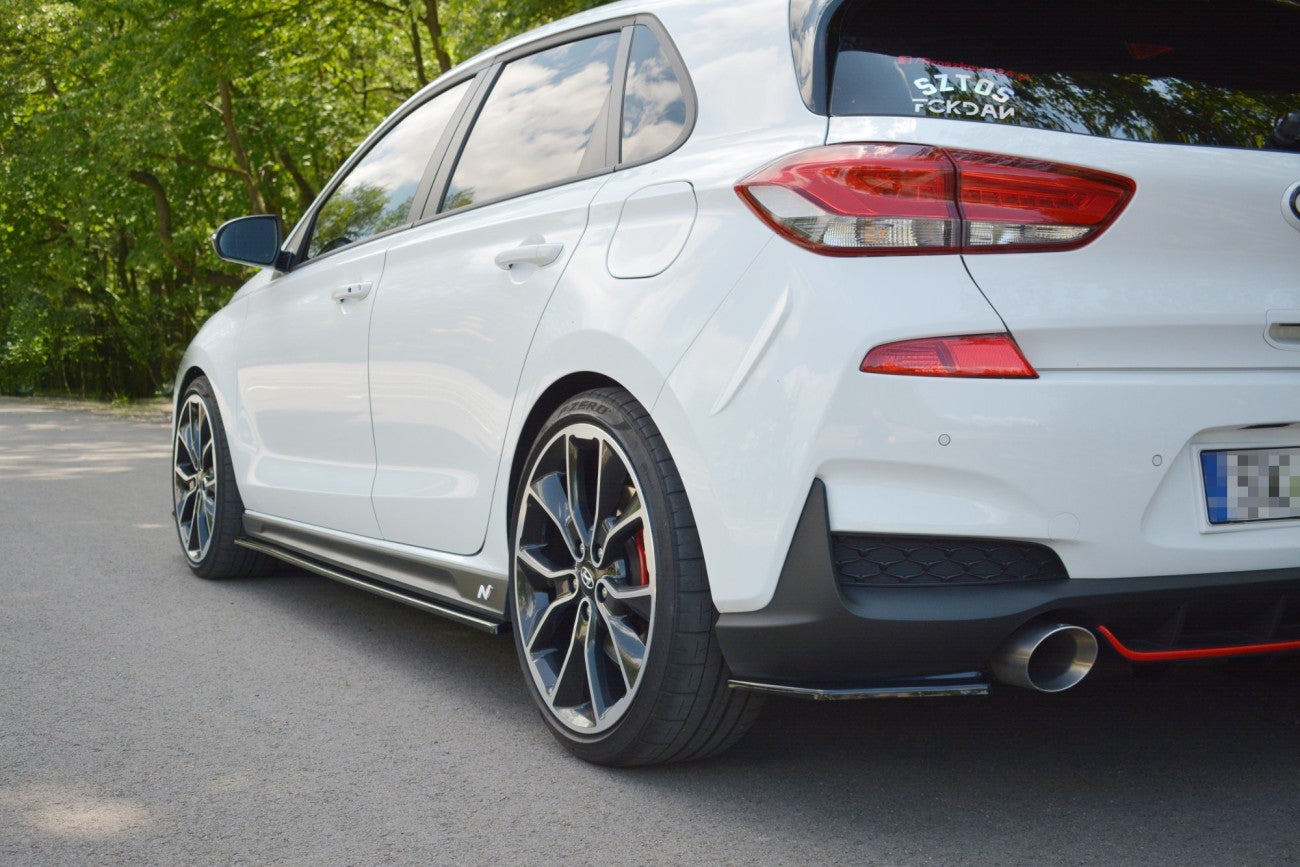 Seitenschweller Ansatz Cup Leisten V.1 für Hyundai I30 N + Facelift   Maxton Design
