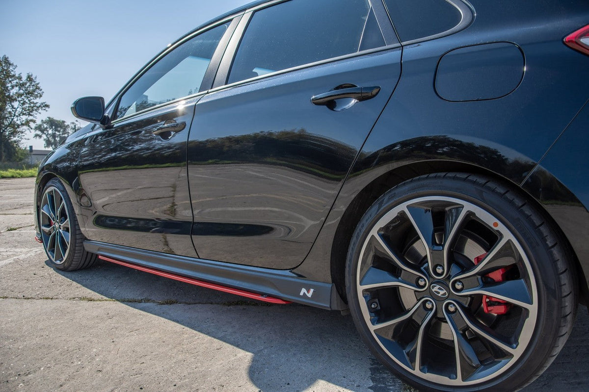 Seitenschweller Ansatz Cup Leisten V.2 für Hyundai I30 N   Maxton Design