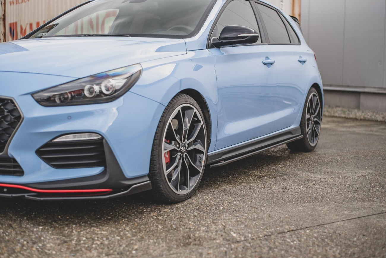 Seitenschweller Ansatz Cup Leisten V.4 für Hyundai I30 N + Facelift   Maxton Design