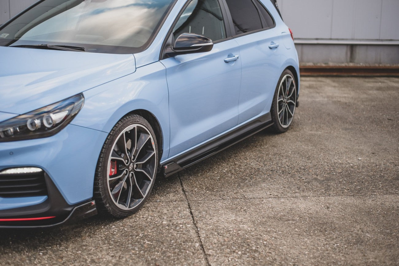 Seitenschweller Ansatz Cup Leisten V.5 für Hyundai I30 N + Facelift   Maxton Design