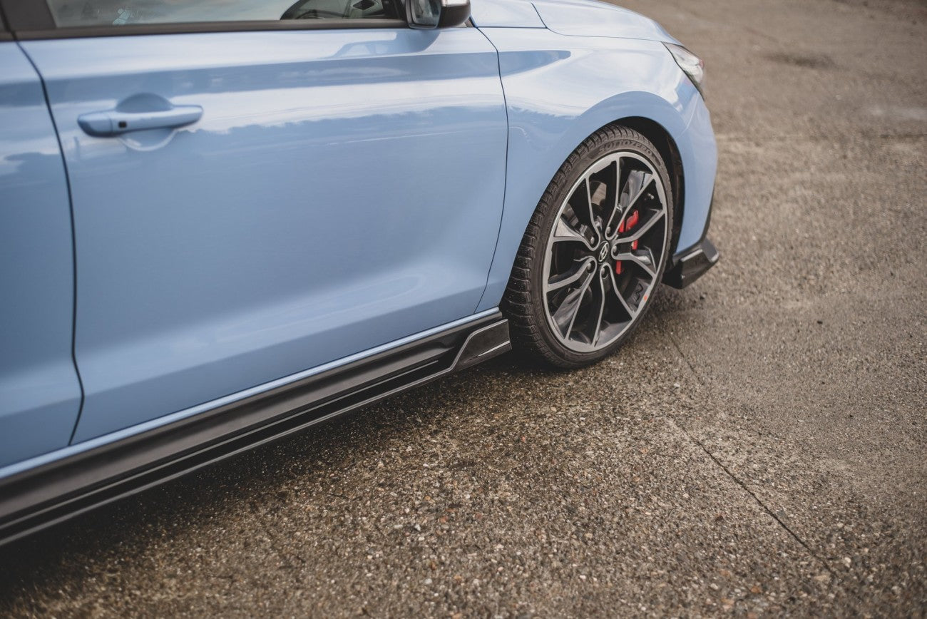 Seitenschweller Ansatz Cup Leisten V.5 für Hyundai I30 N + Facelift   Maxton Design