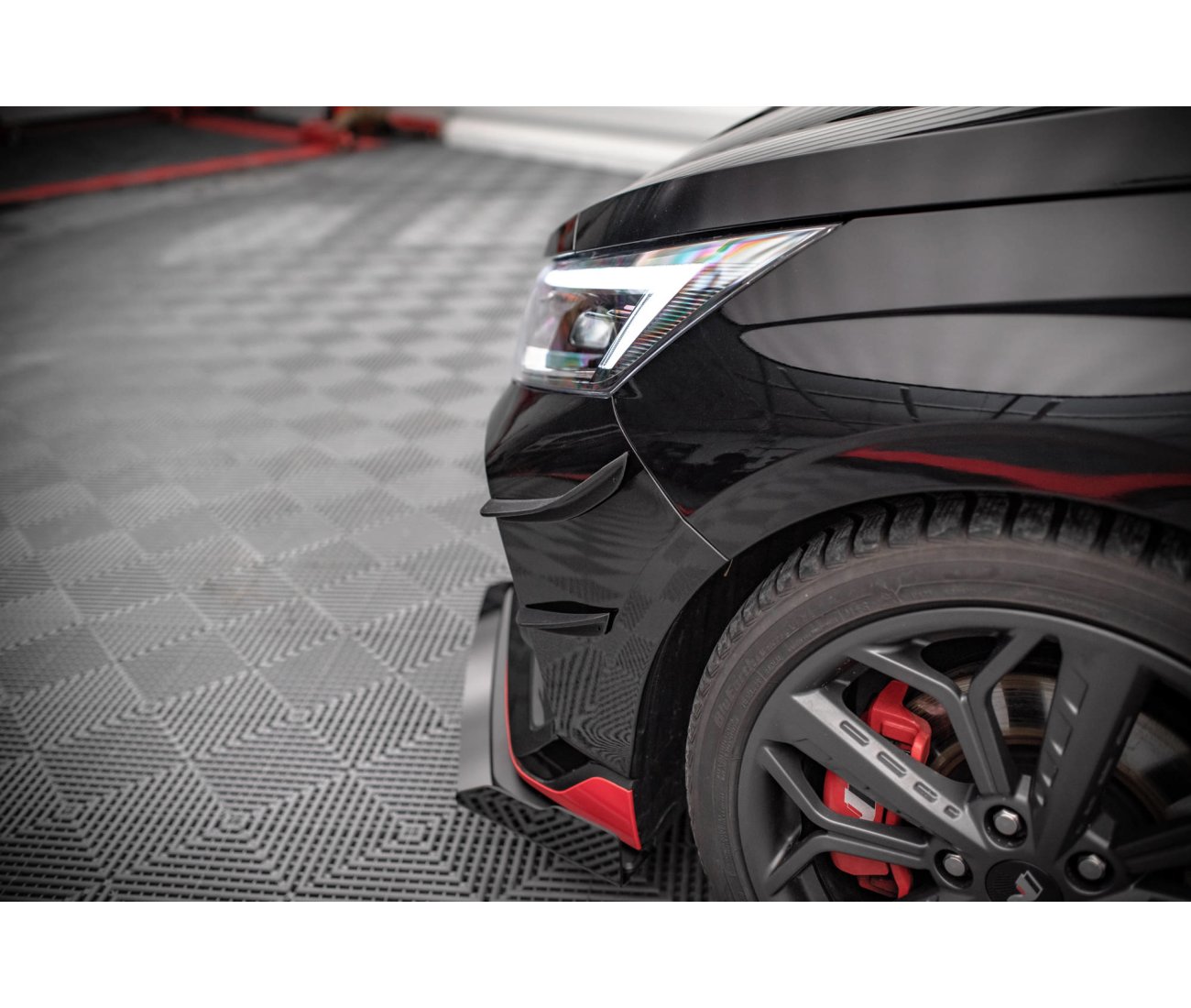 Stoßstangenflügel Vorne Canards für Hyundai I20N   Maxton Design