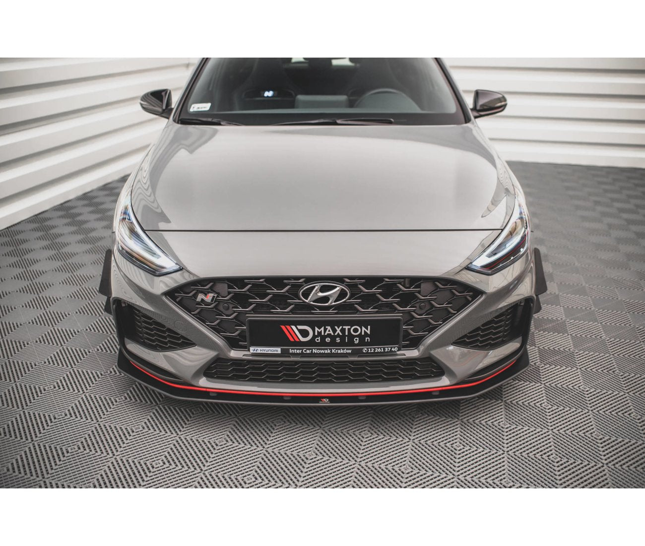 Street Pro Spoilerlippe Frontansatz für Hyundai I30 N Hatchback/Fastback Facelift   Maxton Design